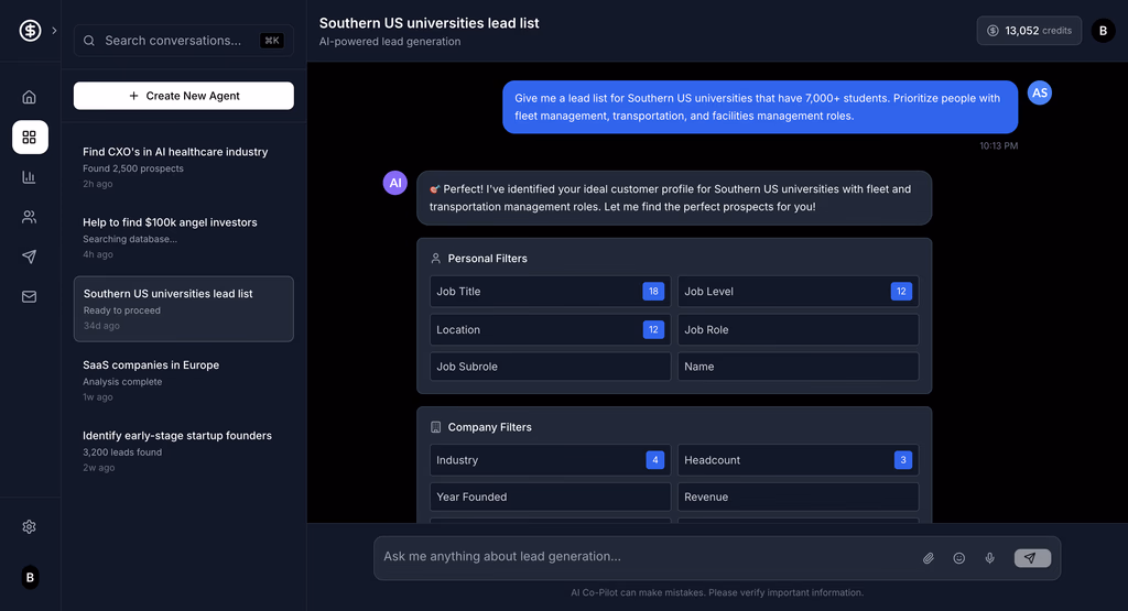 Sales outreach workflow diagram